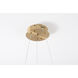 Canada LED 16 inch Gold LED Chandelier Ceiling Light